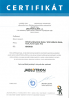 Certifikát: Základy el. zabezpečení objektů