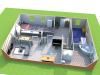 Model rodinného domu 2D